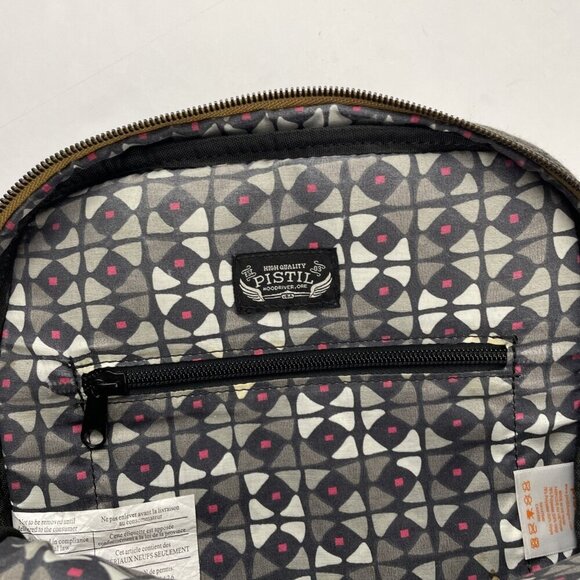 Pistil Backpack Small Polyester Faux Leather Strap Travel Lightweight - Picture 12 of 12